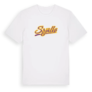Spjälkö baseball t-shirt – ekologisk bomull t-shirt från Pinshirt