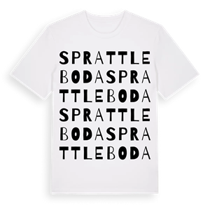 Sprattleboda ordlek t-shirt – ekologisk bomull t-shirt från Pinshirt