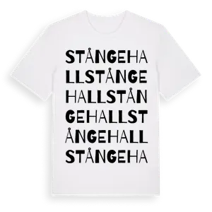 Stångehall ordlek t-shirt – ekologisk bomull t-shirt från Pinshirt