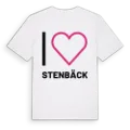 Jag älskar Stenbäck t-shirt stort tryck