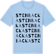 Blue Soul t-shirt med Stenbacka ordlek t-shirt