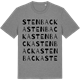 Mid Heather Gray t-shirt med Stenbacka ordlek t-shirt