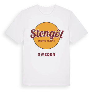 Stengöl cirkel t-shirt – ekologisk bomull t-shirt från Pinshirt