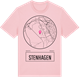 Pink Cotton t-shirt med Stenhagen t-shirt