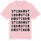Pink Cotton t-shirt med Sternö ordlek t-shirt