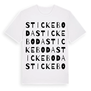Stickeboda ordlek t-shirt – ekologisk bomull t-shirt från Pinshirt