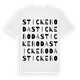 Stickeboda ordlek t-shirt