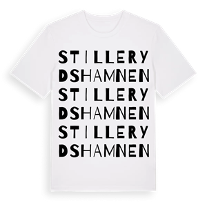 Stillerydshamnen ordlek t-shirt – ekologisk bomull t-shirt från Pinshirt