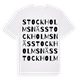 Stockholmsnäs ordlek t-shirt