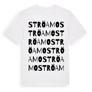 Ströamo ordlek t-shirt – ekologisk bomull t-shirt från Pinshirt