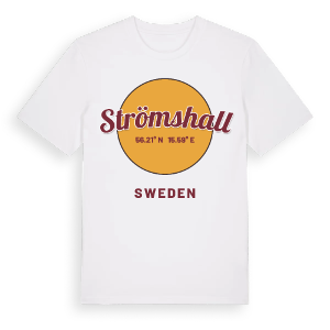 Strömshall cirkel t-shirt – ekologisk bomull t-shirt från Pinshirt