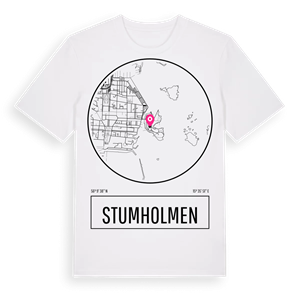 Stumholmen t-shirt – ekologisk bomull t-shirt från Pinshirt