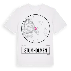 Stumholmen t-shirt – ekologisk bomull t-shirt från Pinshirt