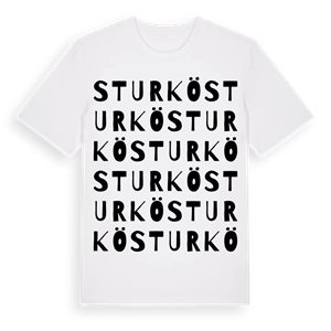 Sturkö ordlek t-shirt – ekologisk bomull t-shirt från Pinshirt