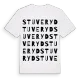 Stuveryd ordlek t-shirt