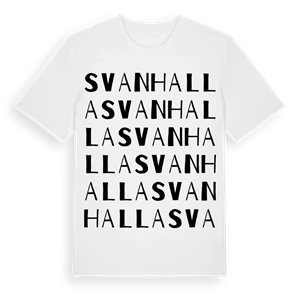 Svanhalla ordlek t-shirt – ekologisk bomull t-shirt från Pinshirt