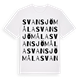 Svansjömåla ordlek t-shirt
