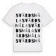 Svärdsmåla ordlek t-shirt