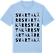 Blue Soul t-shirt med Svartakärr ordlek t-shirt