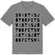 Mid Heather Gray t-shirt med Svartasjötorpet ordlek t-shirt
