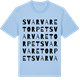 Blue Soul t-shirt med Svarvaretorpet ordlek t-shirt
