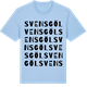 Blue Soul t-shirt med Svensgöl ordlek t-shirt