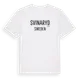 White t-shirt med Svinaryd i Sverige t-shirt