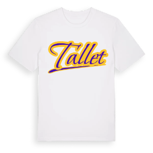 Tallet baseball t-shirt – ekologisk bomull t-shirt från Pinshirt