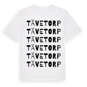 Tävetorp ordlek t-shirt – ekologisk bomull t-shirt från Pinshirt