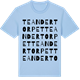 Blue Soul t-shirt med Teandertorpet ordlek t-shirt