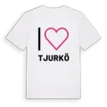 Jag älskar Tjurkö t-shirt stort tryck