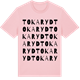 Pink Cotton t-shirt med Tokaryd ordlek t-shirt