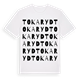 Tokaryd ordlek t-shirt