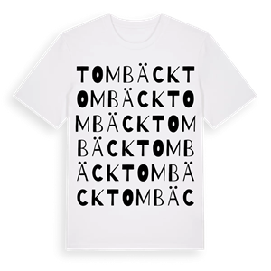 Tombäck ordlek t-shirt – ekologisk bomull t-shirt från Pinshirt