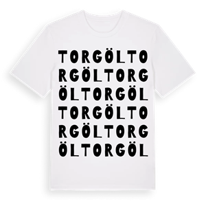 Torgöl ordlek t-shirt – ekologisk bomull t-shirt från Pinshirt