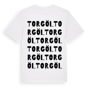 Torgöl ordlek t-shirt – ekologisk bomull t-shirt från Pinshirt