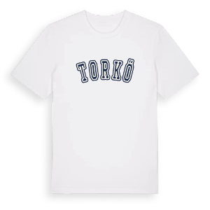 Torkö college t-shirt – ekologisk bomull t-shirt från Pinshirt