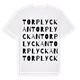 Torplyckan ordlek t-shirt