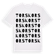 Torskors ordlek t-shirt