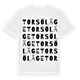 Torsö läge ordlek t-shirt