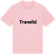 Pink Cotton t-shirt med Tranelid fetstil t-shirt