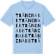 Blue Soul t-shirt med Tränenabb ordlek t-shirt