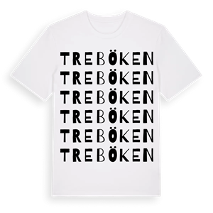 Treböken ordlek t-shirt – ekologisk bomull t-shirt från Pinshirt