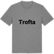 Mid Heather Gray t-shirt med Trofta fetstil t-shirt