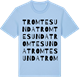 Blue Soul t-shirt med Tromtesunda ordlek t-shirt