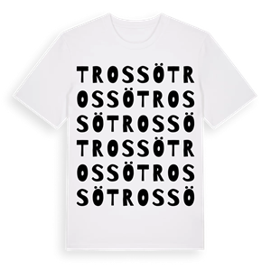 Trossö ordlek t-shirt – ekologisk bomull t-shirt från Pinshirt