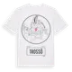 White t-shirt med Trossö t-shirt