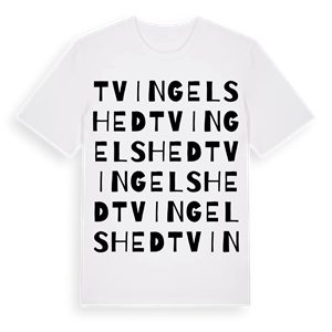 Tvingelshed ordlek t-shirt – ekologisk bomull t-shirt från Pinshirt
