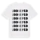 White t-shirt med Uddabygd ordlek t-shirt