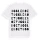 Uggleboet ordlek t-shirt
